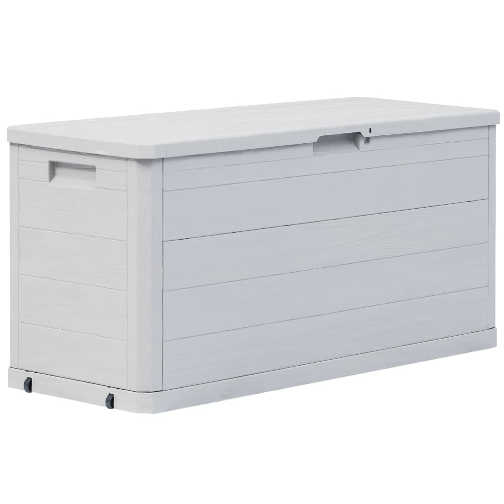 Garden Storage Box 111 gal Light Gray