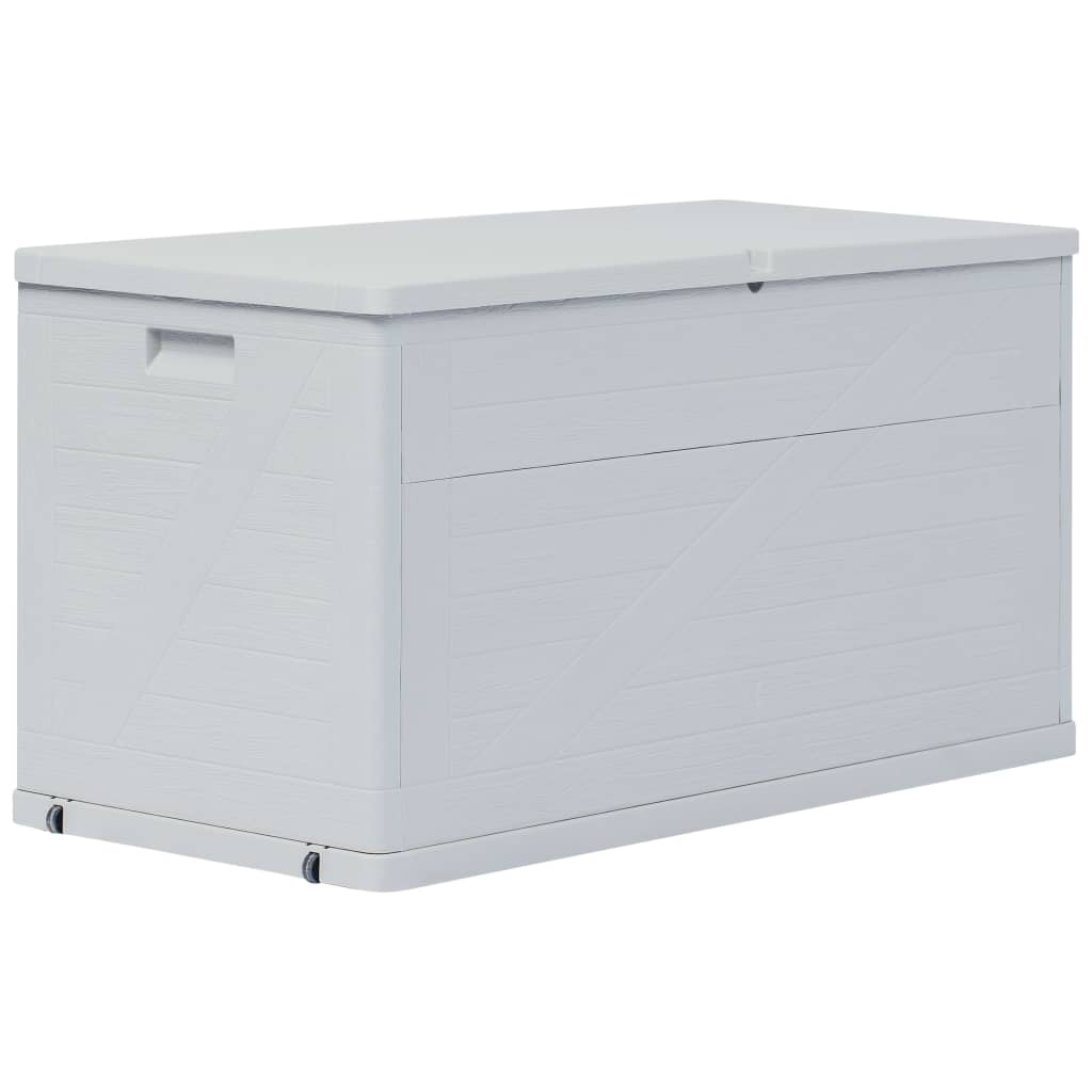 Garden Storage Box 111 gal Light Gray