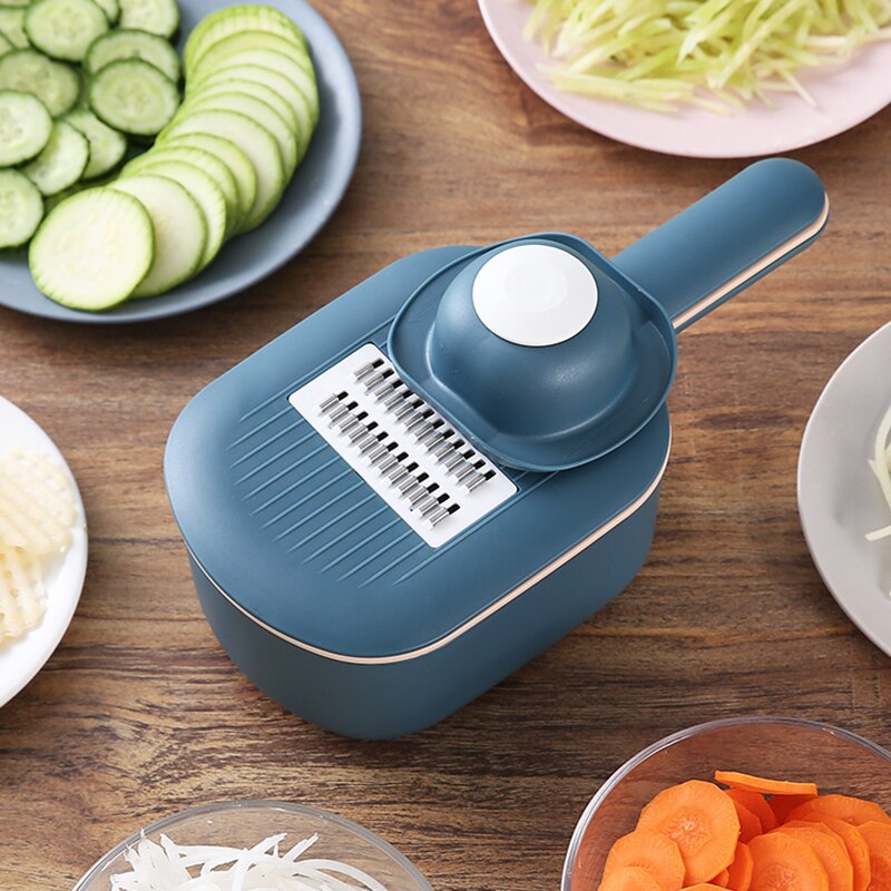 Multi-function Manual Potato Carrot Cucumber Slicer Cutter Grater Shredders with Strainer/Kitchen Fruit and Vegetable Tools