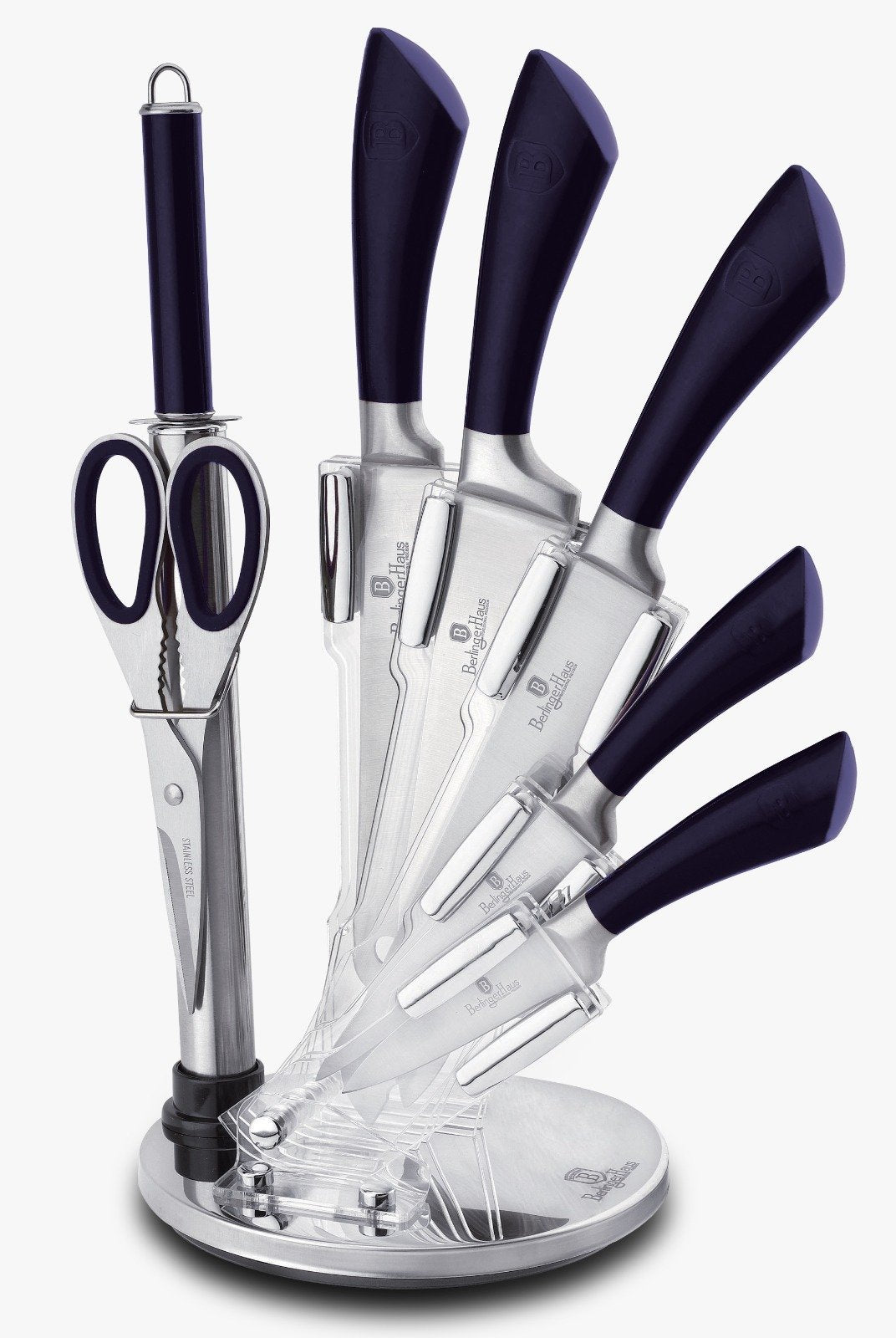 8-Piece Knife Set with Acrylic Stand