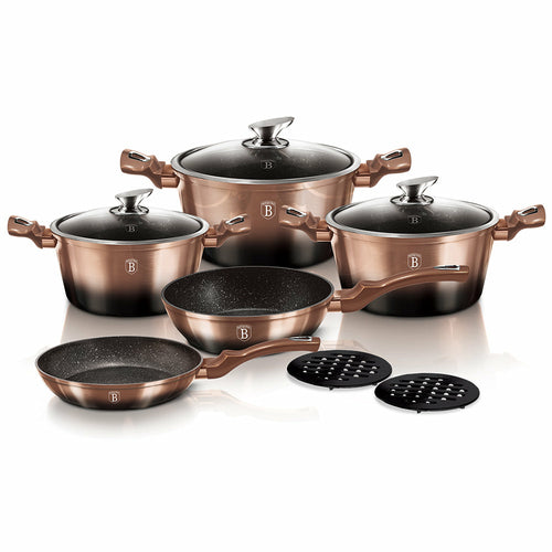 10-Piece Noir Edition Kitchen Cookware Set