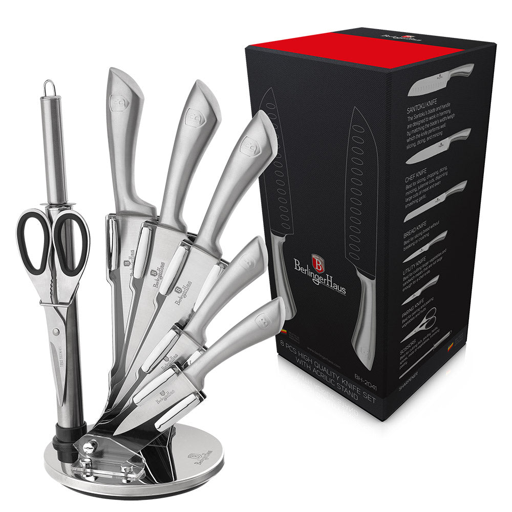 8-Piece Knife Set with Acrylic Stand