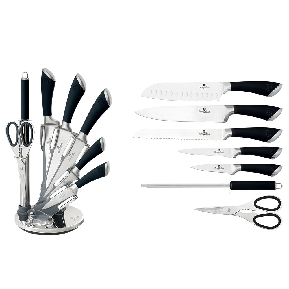 8-Piece Knife Set with Acrylic Stand