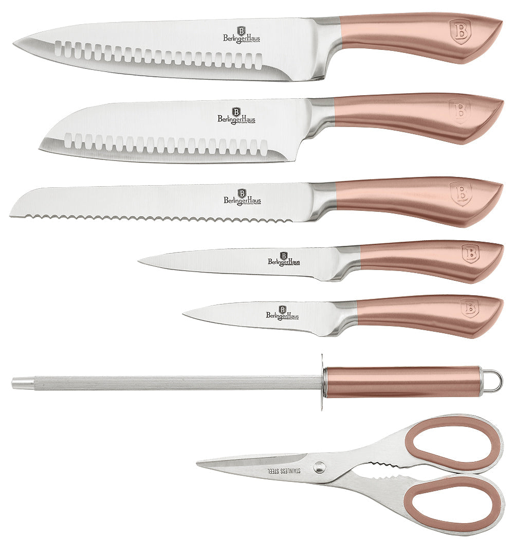 8-Piece Knife Set with Acrylic Stand