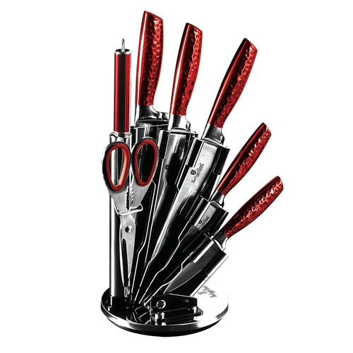 8-Piece Kitchen Knife Set with Acrylic Stand