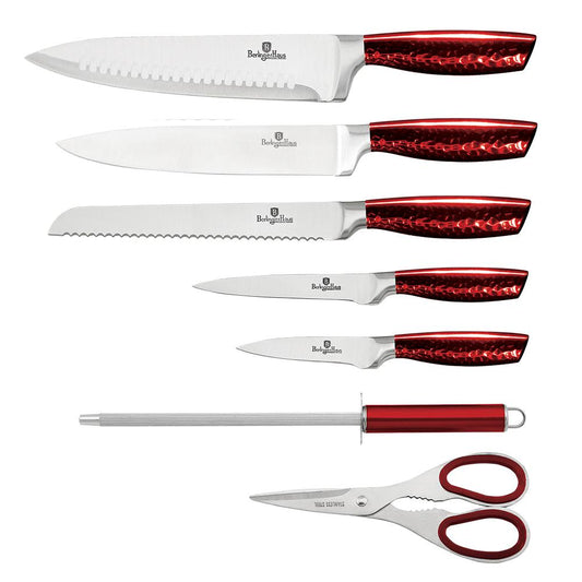 8-Piece Kitchen Knife Set with Acrylic Stand