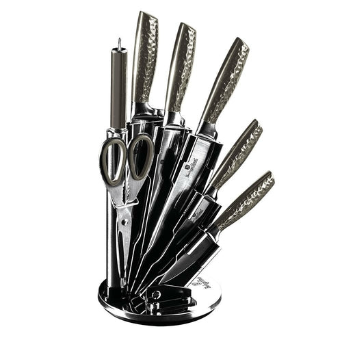 8-Piece Kitchen Knife Set with Acrylic Stand