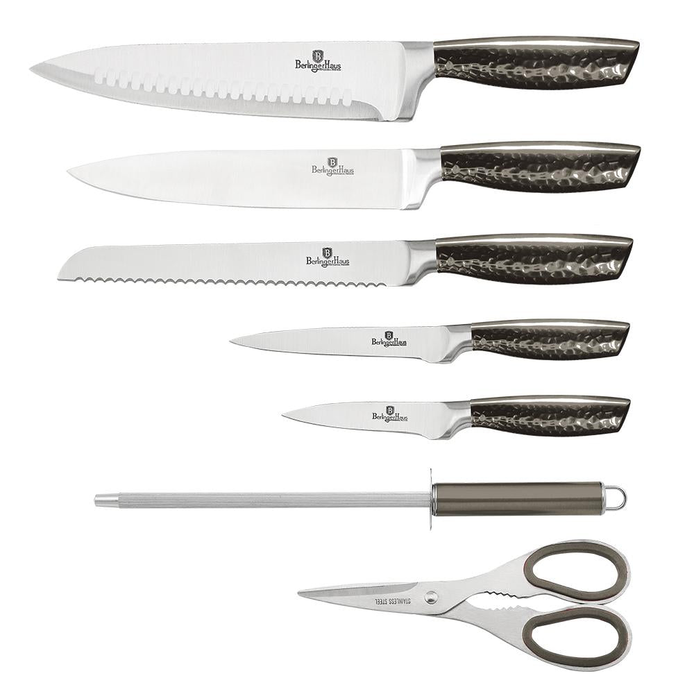 8-Piece Kitchen Knife Set with Acrylic Stand