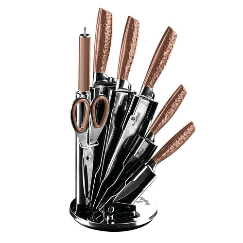 8-Piece Kitchen Knife Set with Acrylic Stand