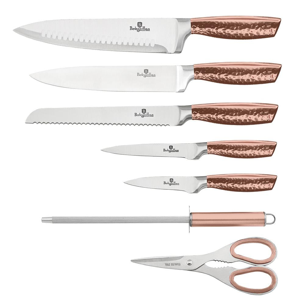 8-Piece Kitchen Knife Set with Acrylic Stand