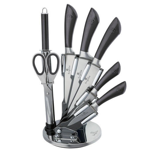 8-Piece Knife Set w/ Acrylic Stand Carbon Collection