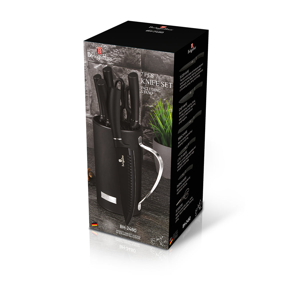 7-Piece Knife Set with Mobile Stand