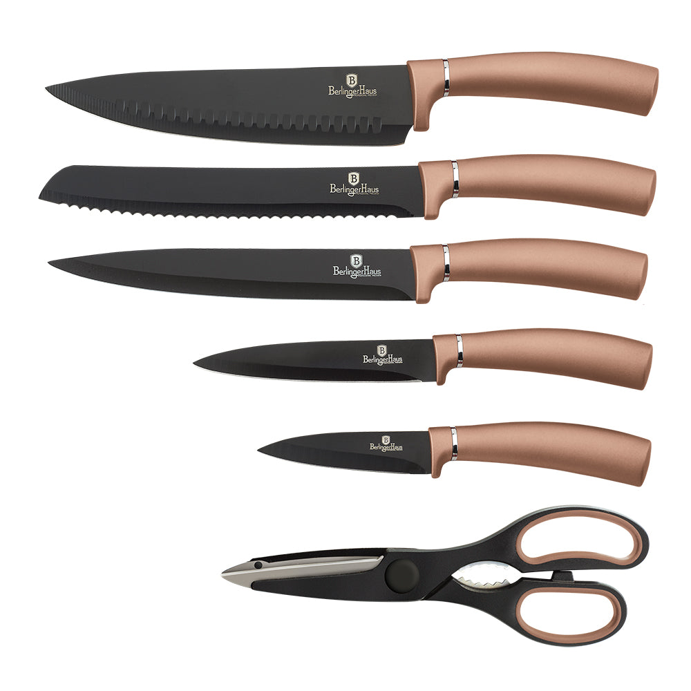 7-Piece Knife Set with Mobile Stand