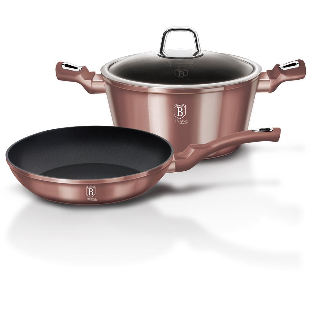 3-Piece Compact Cookware Set i-Rose Collection