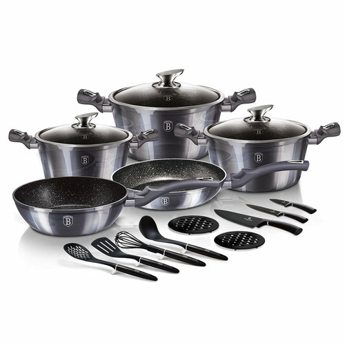 17-Piece Kitchen Cookware Set