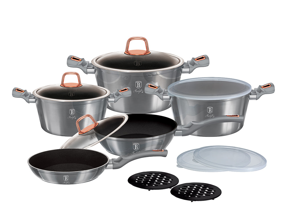 13-Piece Kitchen Cookware Set Moonlight Collection